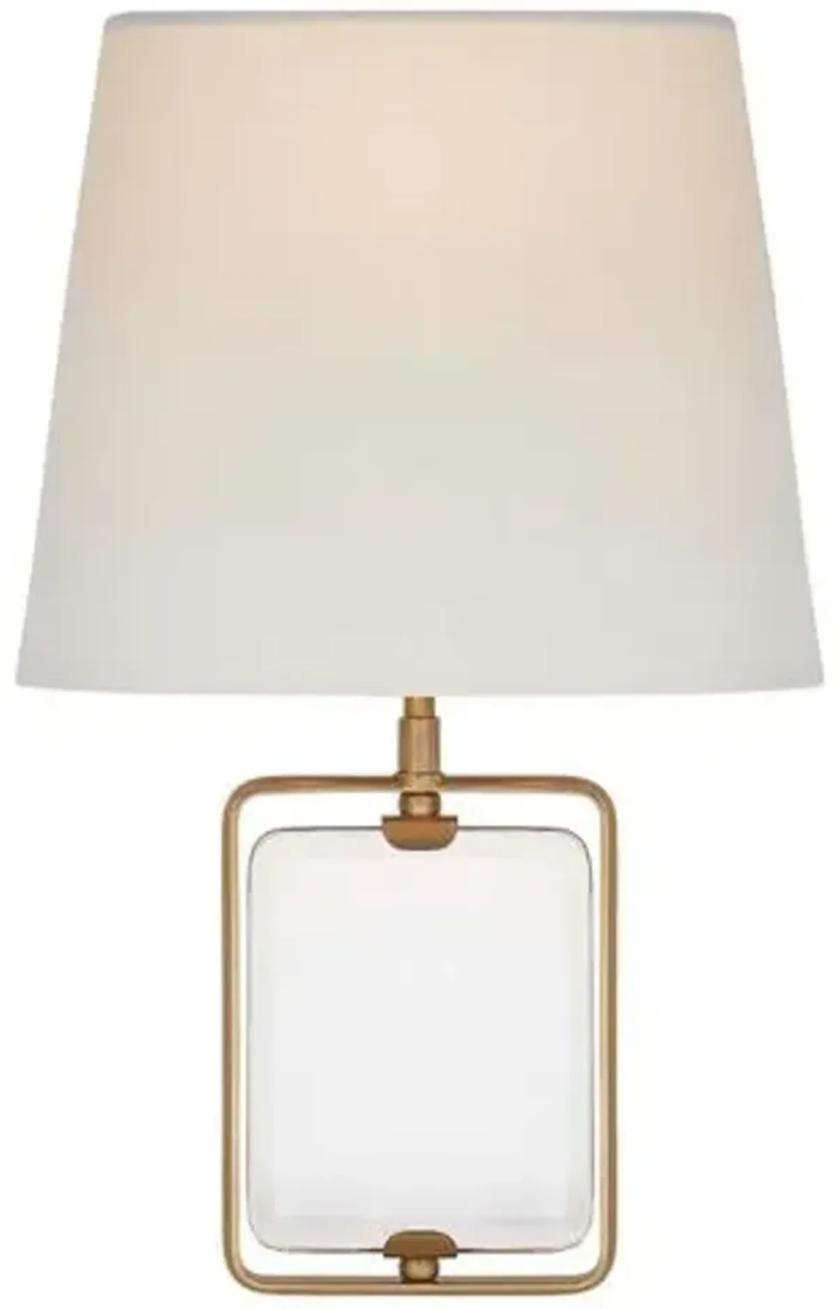 Visual Comfort - Henri Sconce - Crystal/Antique Brass - Gold