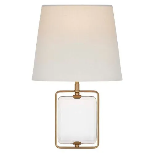 Visual Comfort - Henri Sconce - Crystal/Antique Brass - Gold