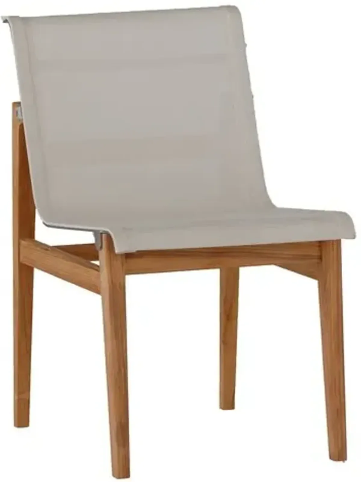 Coast Outdoor Side Chair - Ivory - Summer Classics - Brown