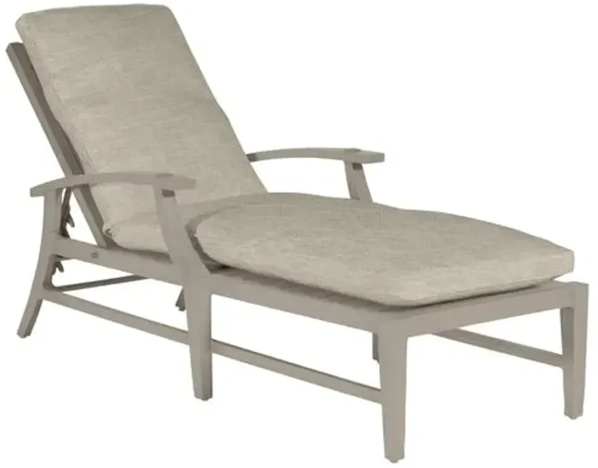 Croquet Outdoor Chaise - Dove Sunbrella - Summer Classics - Comfortable, Sturdy, Stylish