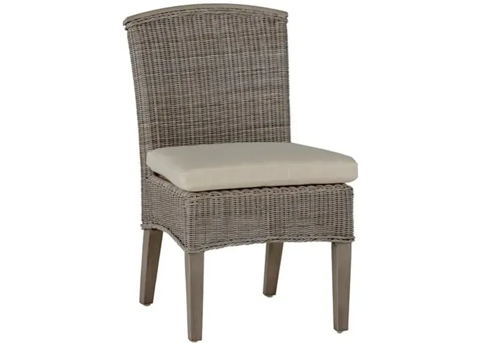 Astoria Outdoor Side Chair - Dove Sunbrella - Summer Classics - Gray