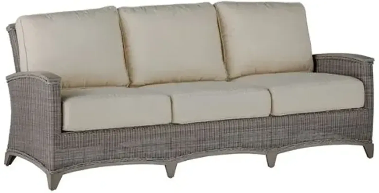 Astoria Outdoor Sofa - Dove Sunbrella - Summer Classics