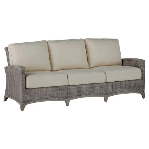 Astoria Outdoor Sofa - Dove Sunbrella - Summer Classics