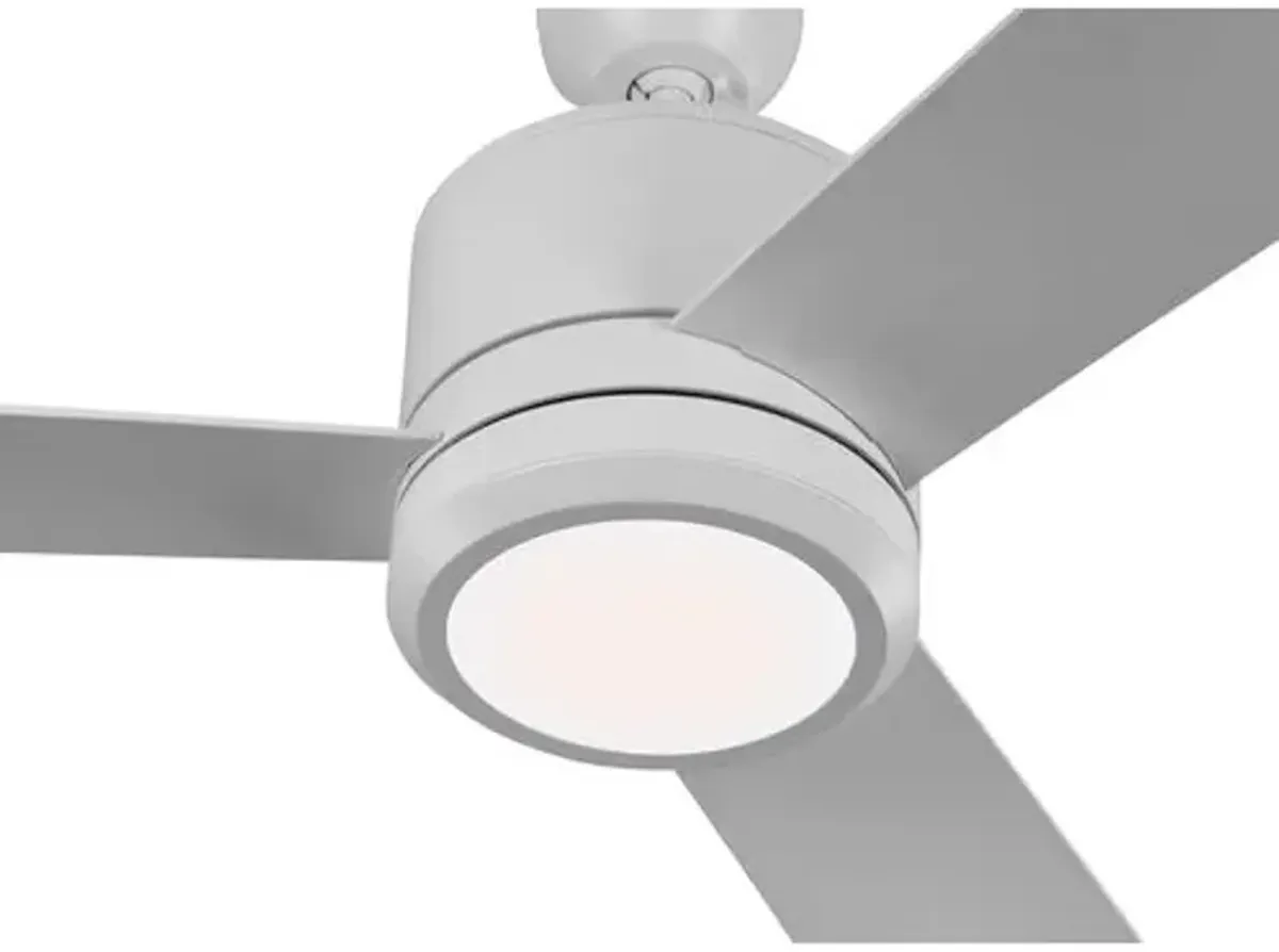 Visual Comfort - Vision Ceiling Fan - Matte White - 3 Blades, Hand-Held Remote Control