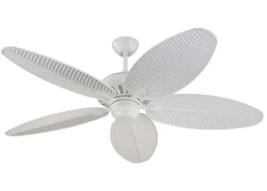 Visual Comfort - Cruise Ceiling Fan - White - 5 Blades