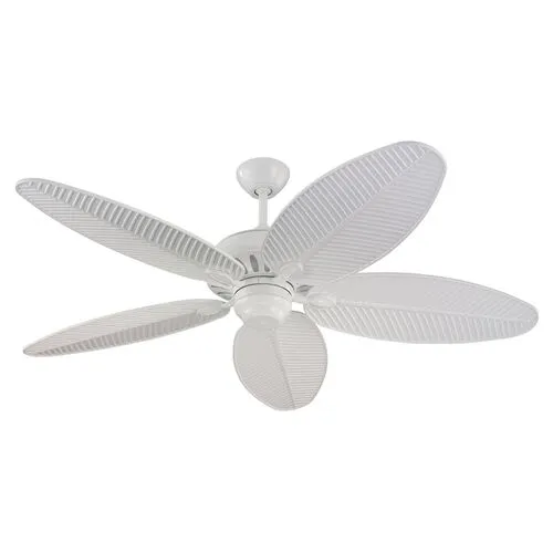 Visual Comfort - Cruise Ceiling Fan - White - 5 Blades