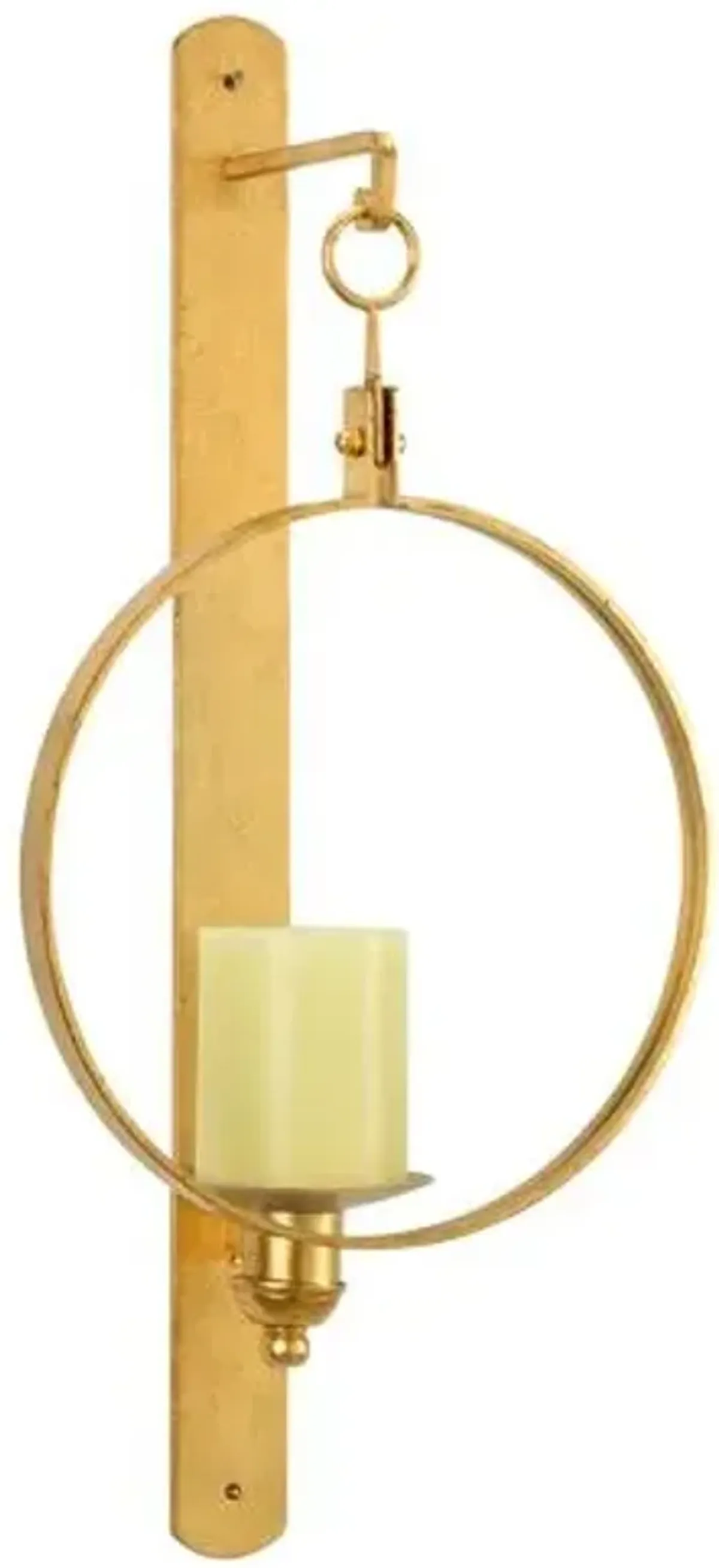 Leggit Sconce - Antiqued Gold Leaf - Chelsea House