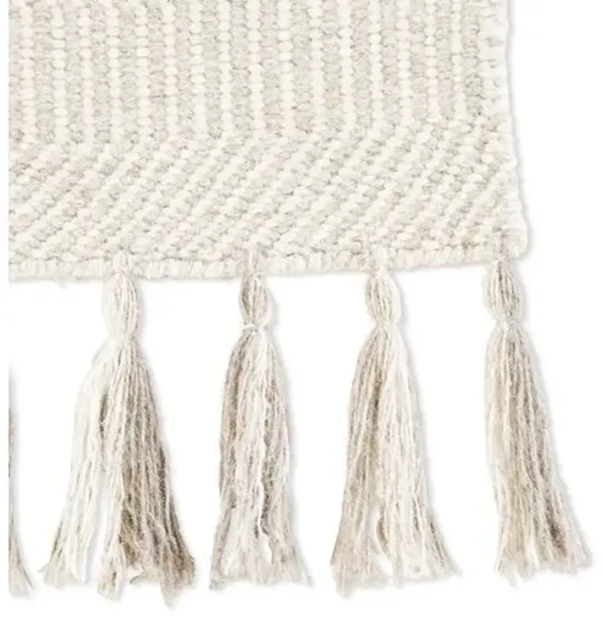 Henderson Flat-Weave Rug - Ivory/Light Gray - Ivory