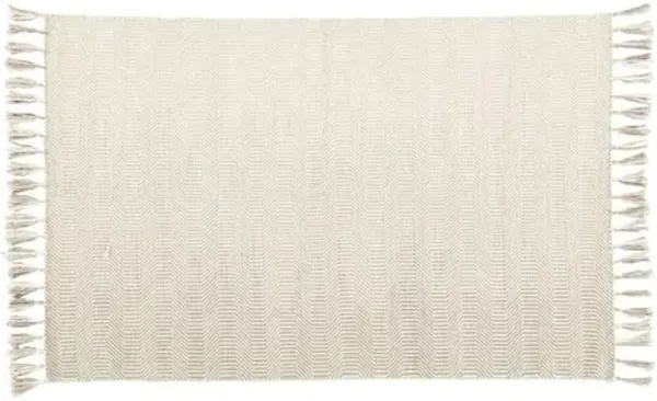 Henderson Flat-Weave Rug - Ivory/Light Gray - Ivory