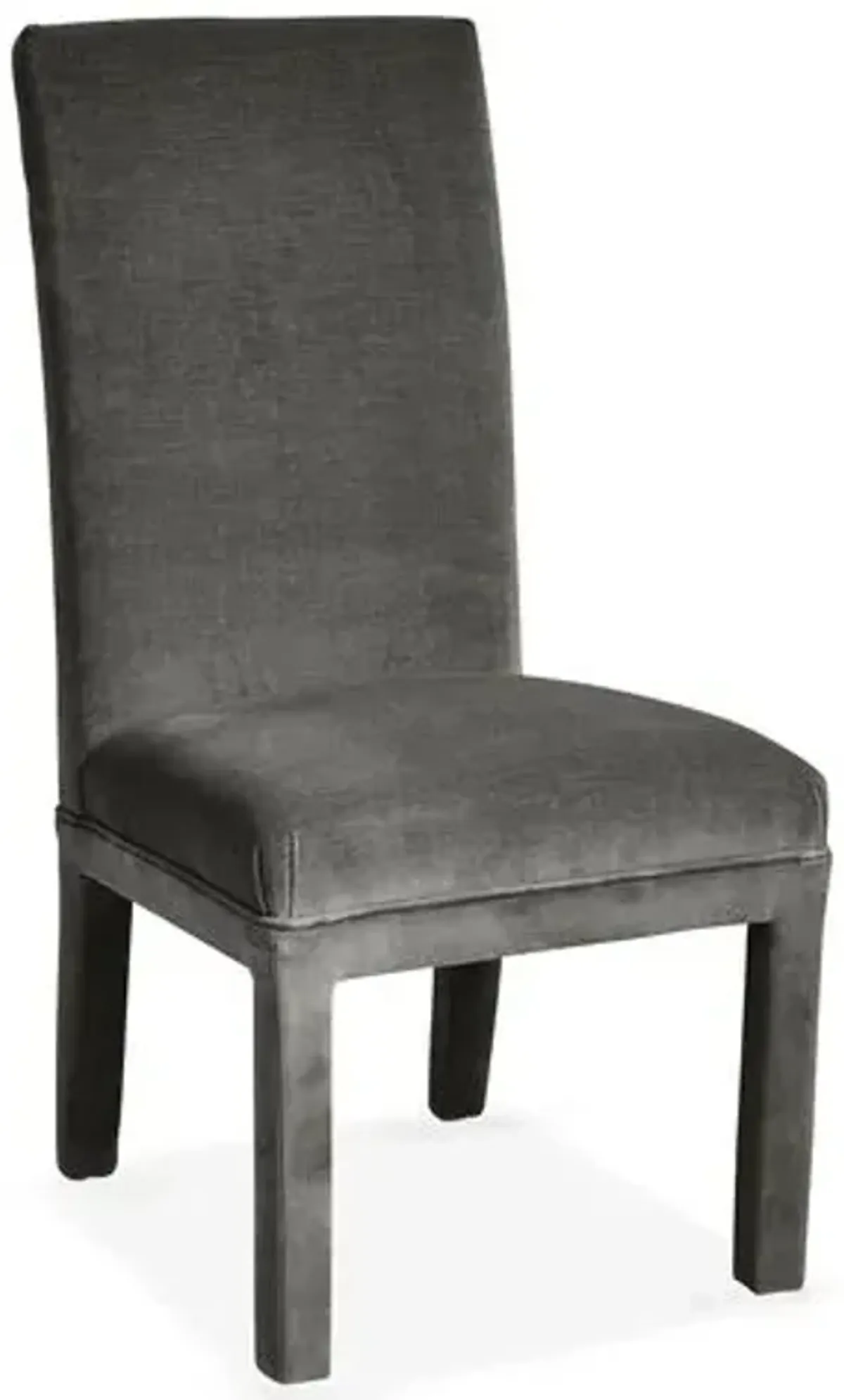 Monroe Side Chair - Velvet - Gray