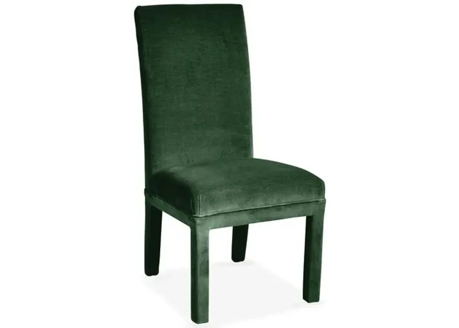 Monroe Side Chair - Velvet - Green