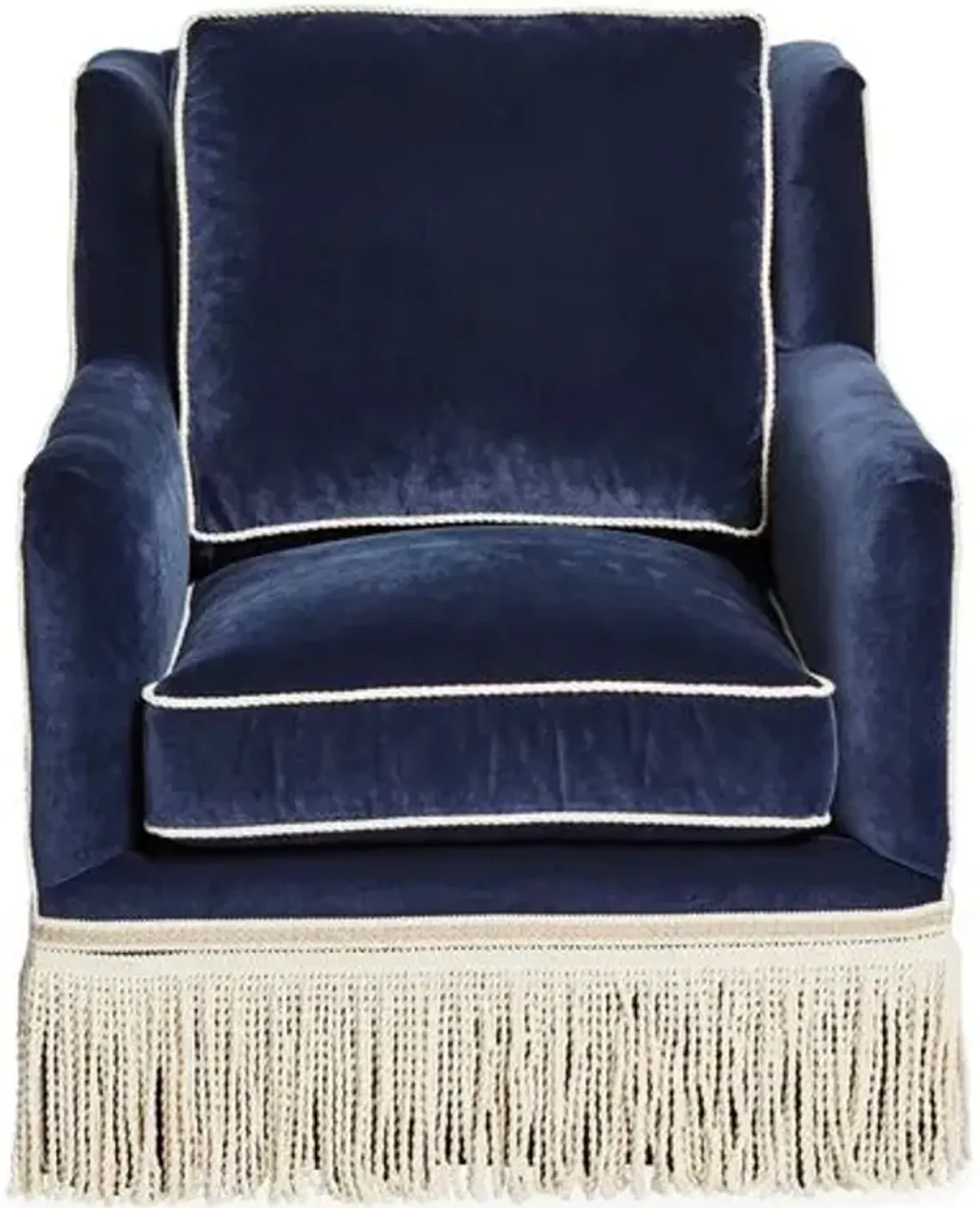 Portsmouth Swivel Chair - Navy Velvet