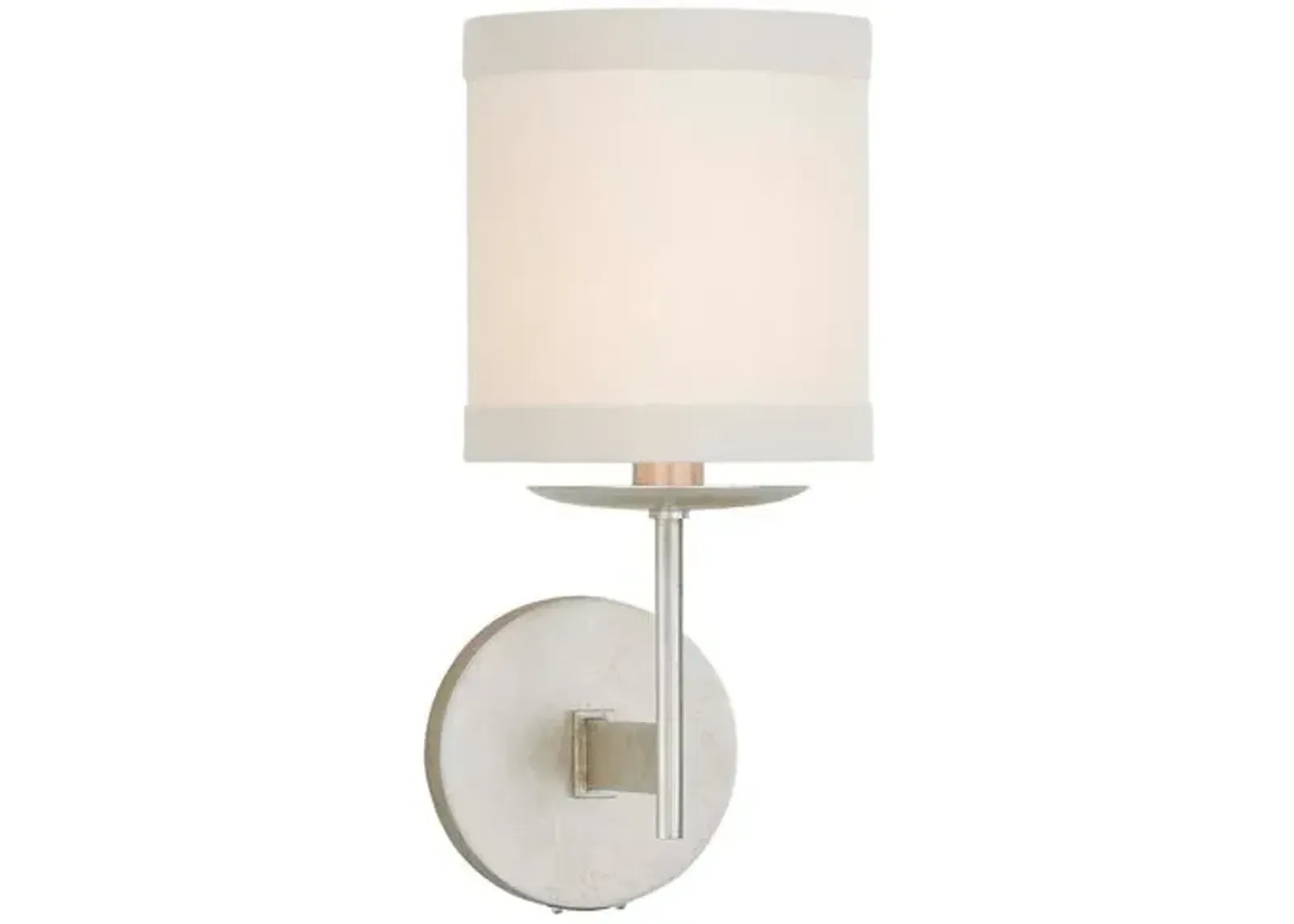 Visual Comfort - Walker Small Single Wall Sconce - Silver