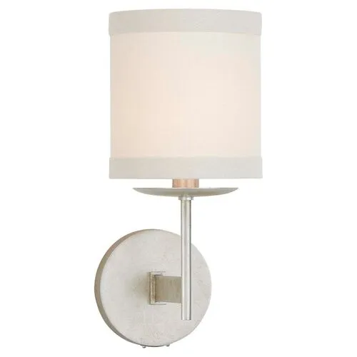 Visual Comfort - Walker Small Single Wall Sconce - Silver