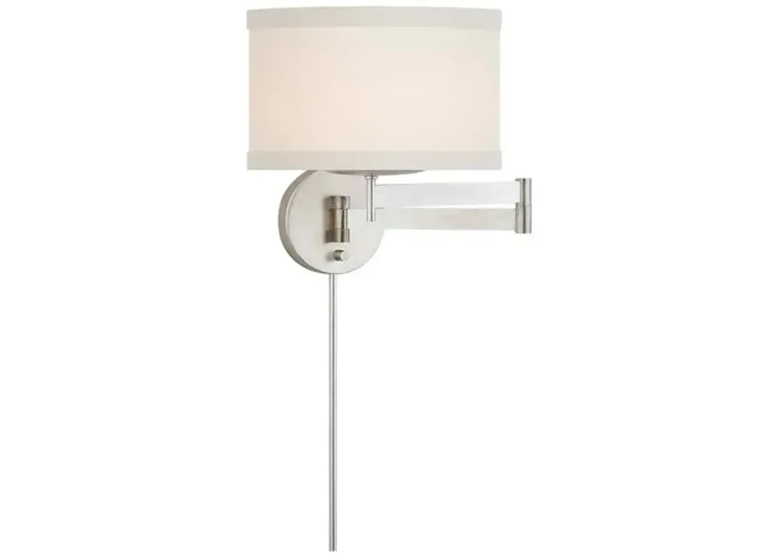 Visual Comfort - Walker Swing-Arm Sconce - Silver