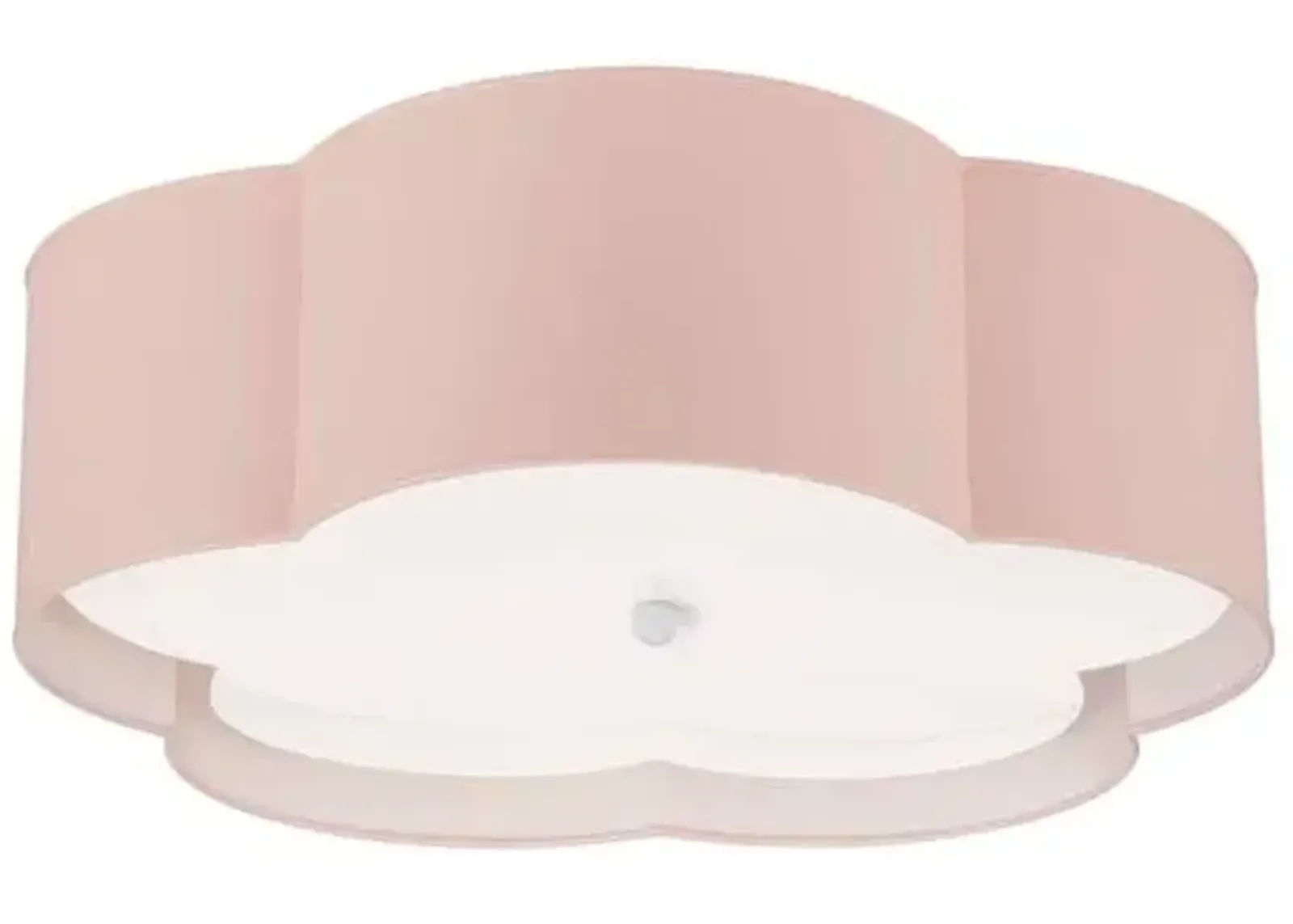 Visual Comfort - Bryce Large Flower Flush Mount - Pink