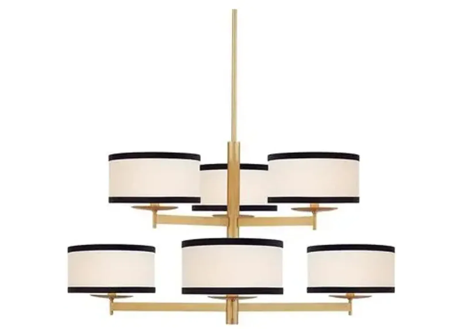 Visual Comfort - Walker Medium 2-Tier Chandelier - Gold