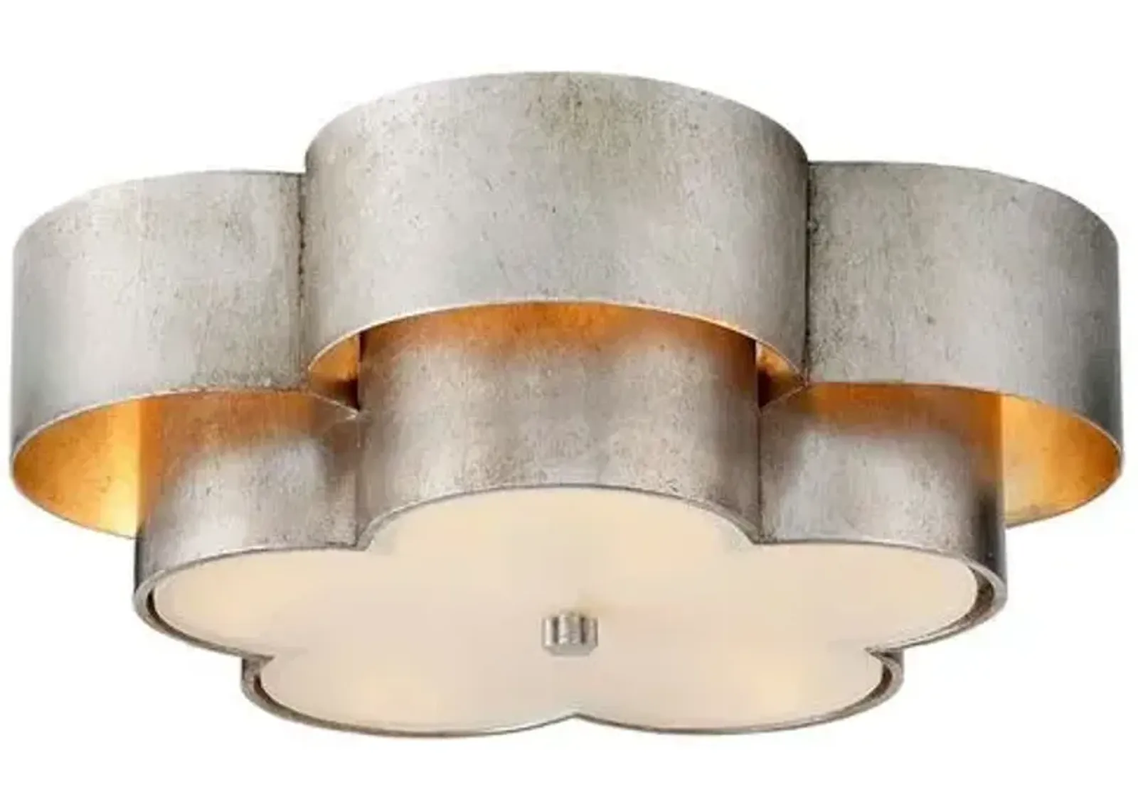 Visual Comfort - Arabelle Large Flush Mount - Silver