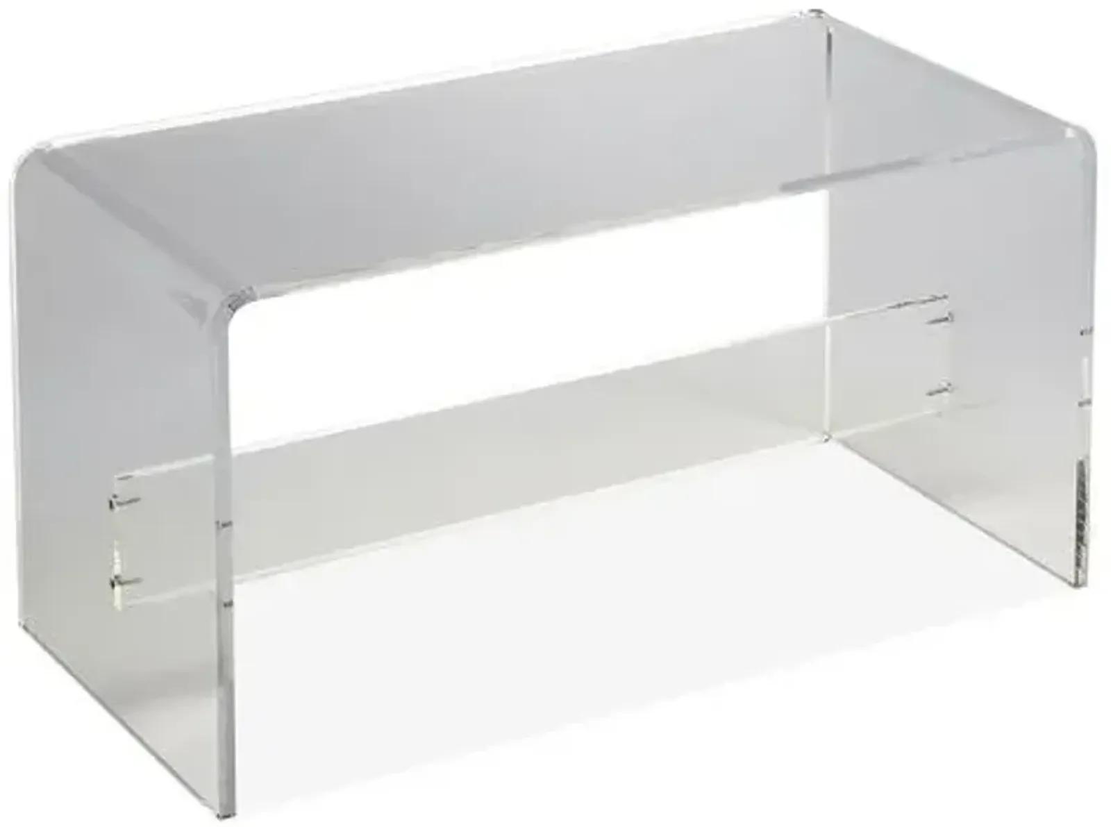 Milly Acrylic Bench - Clear