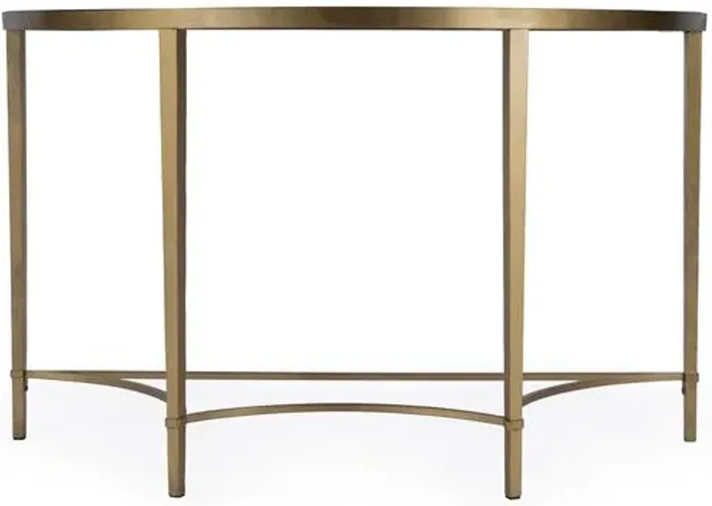 Seaton Console - Gold - Clear