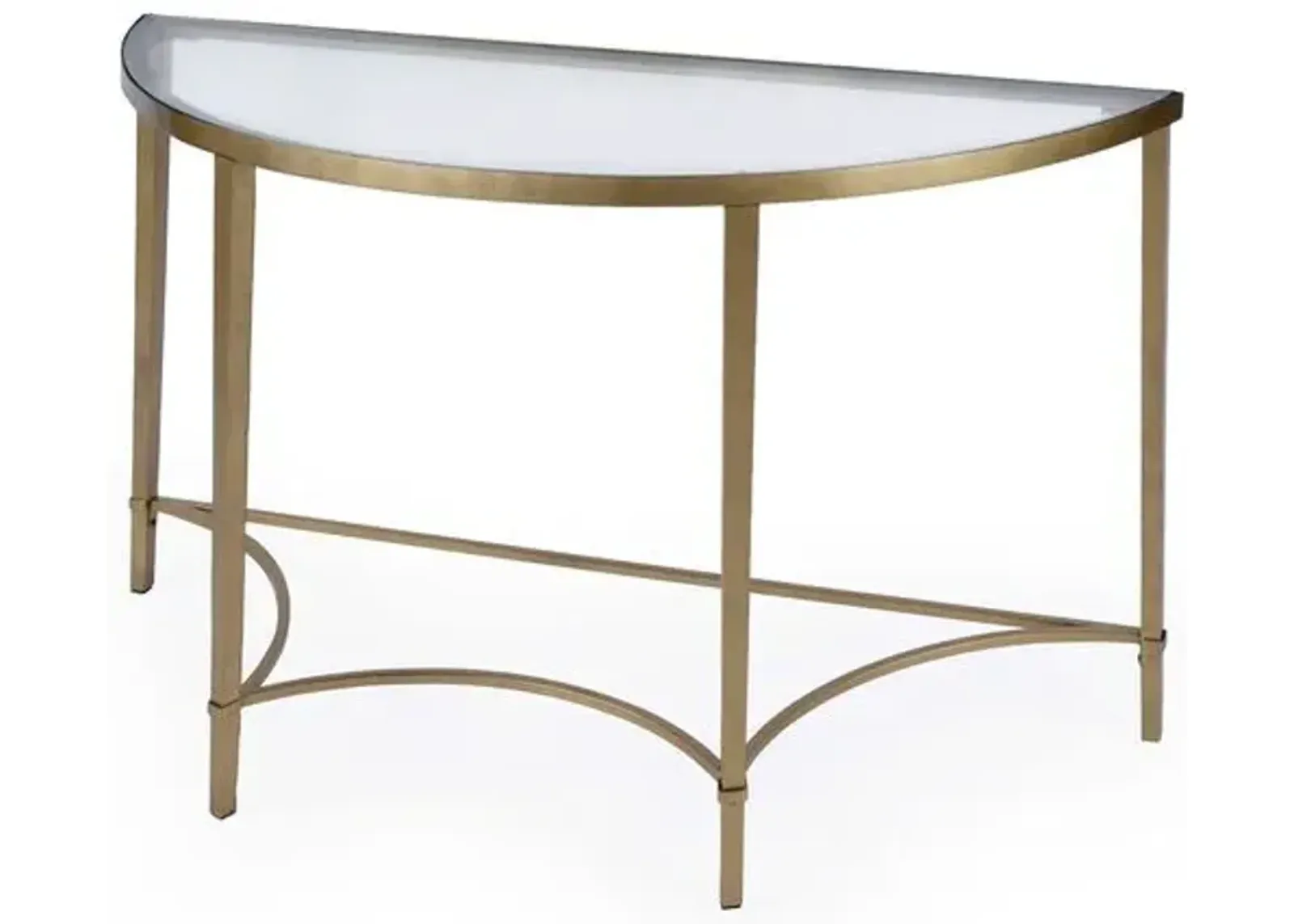 Seaton Console - Gold - Clear