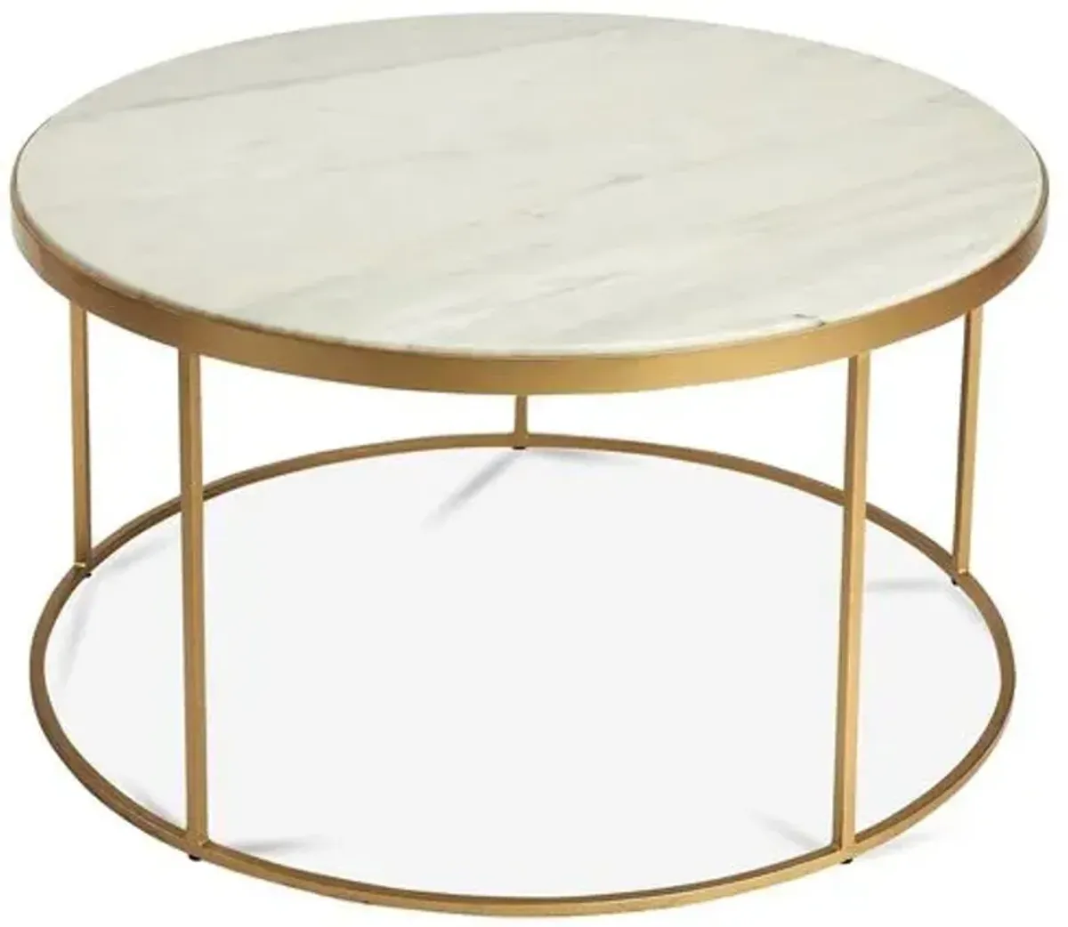 Baskin Coffee Table - Ivory