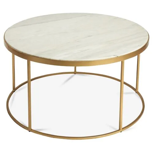 Baskin Coffee Table - Ivory