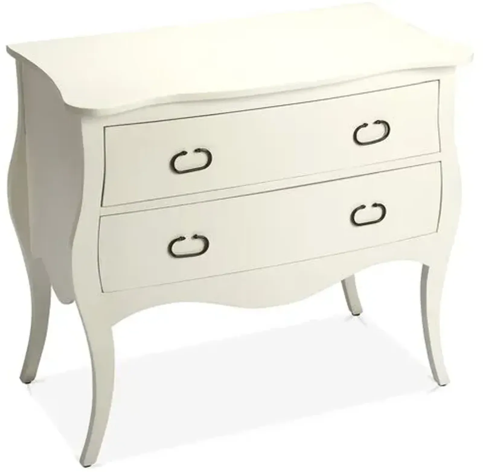 Elena 2-Drawer Chest - White