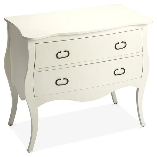 Emily 2-Drawer Dresser/Chest - White
