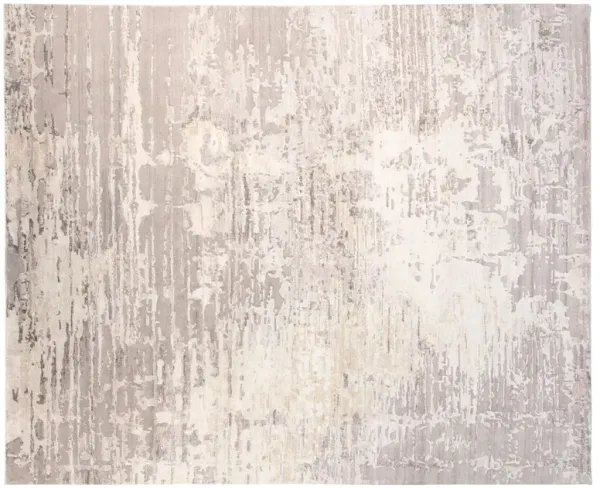 8'x10' Velvet Hand-Knotted Rug - Gray - F.J. Kashanian - Gray