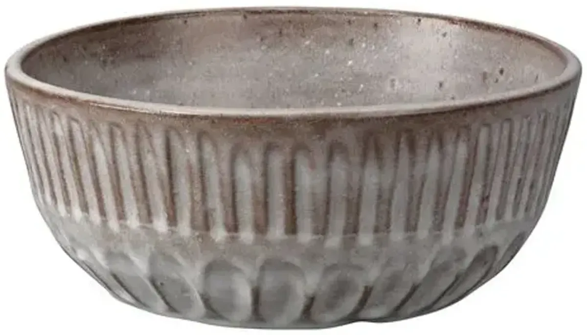 10" Cradle Decorative Bowl - Ash Gray - Jamie Young Co.