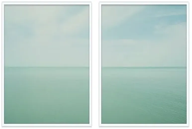 Christine Flynn - Lake Huron Diptych - Green