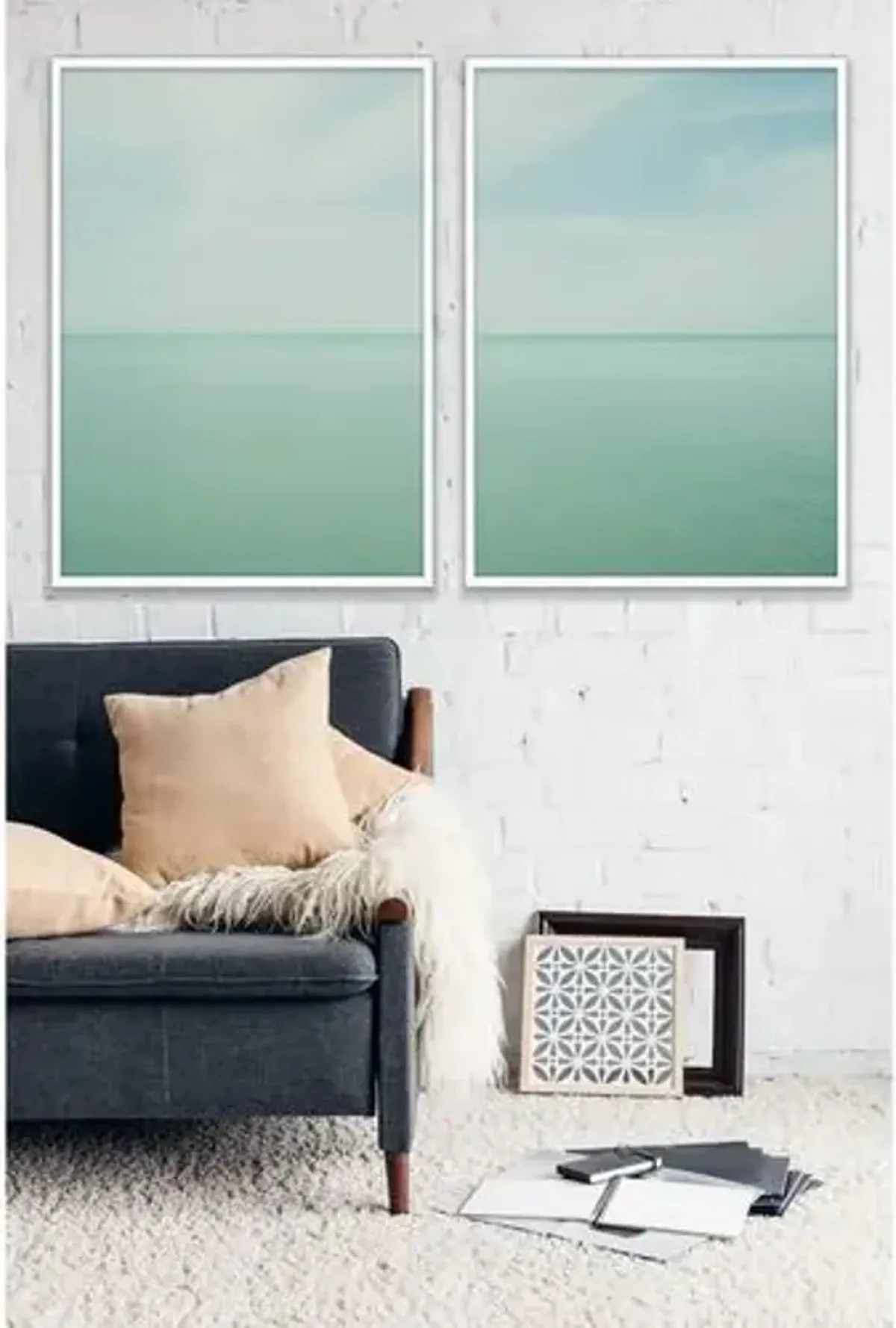 Christine Flynn - Lake Huron Diptych - Green