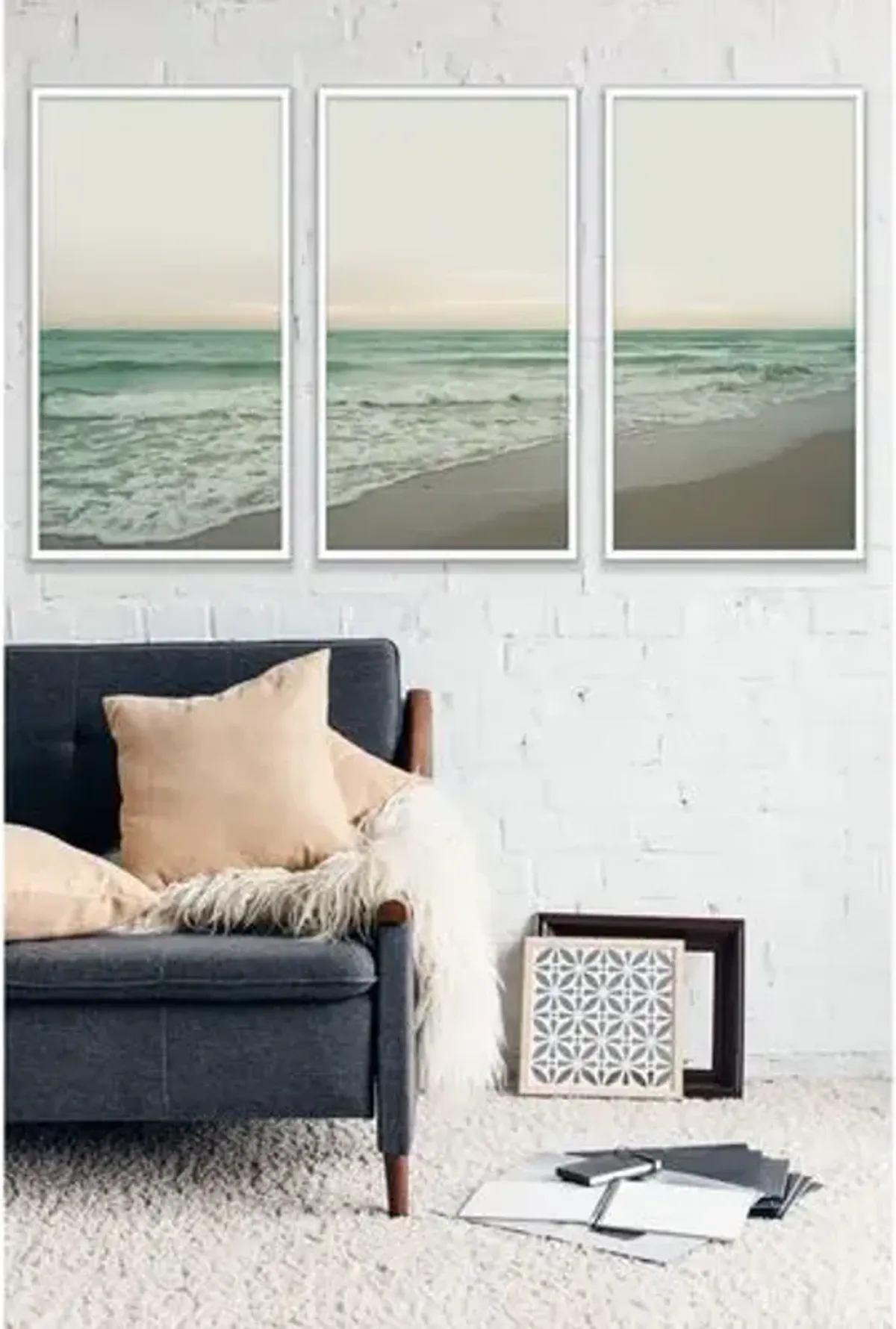 Christine Flynn - South Beach Triptych - Green