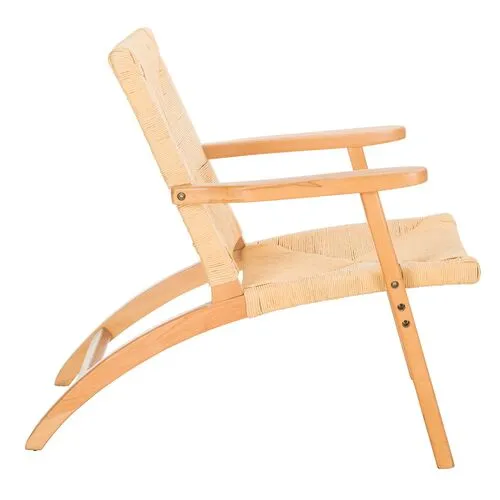 Bronn Woven Accent Chair - Natural - Beige, Comfortable, Durable