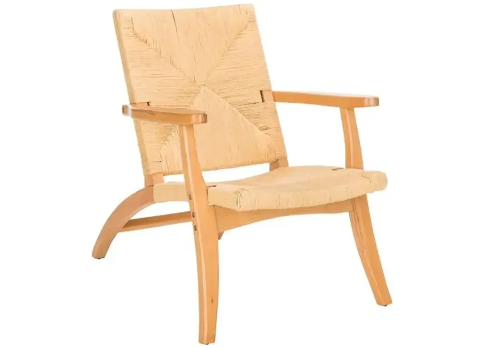 Bronn Woven Accent Chair - Natural - Beige, Comfortable, Durable