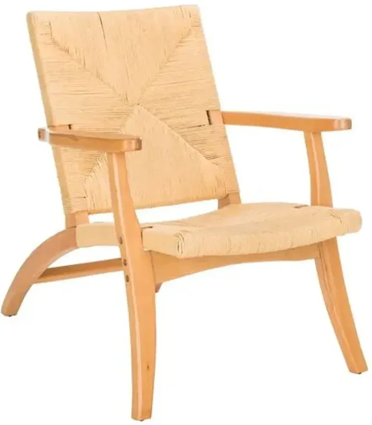 Bronn Woven Accent Chair - Natural - Beige, Comfortable, Durable