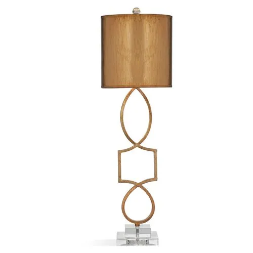 Balancing Table Lamp - Gold Leaf