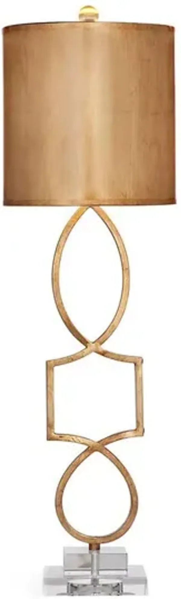 Balancing Table Lamp - Gold Leaf