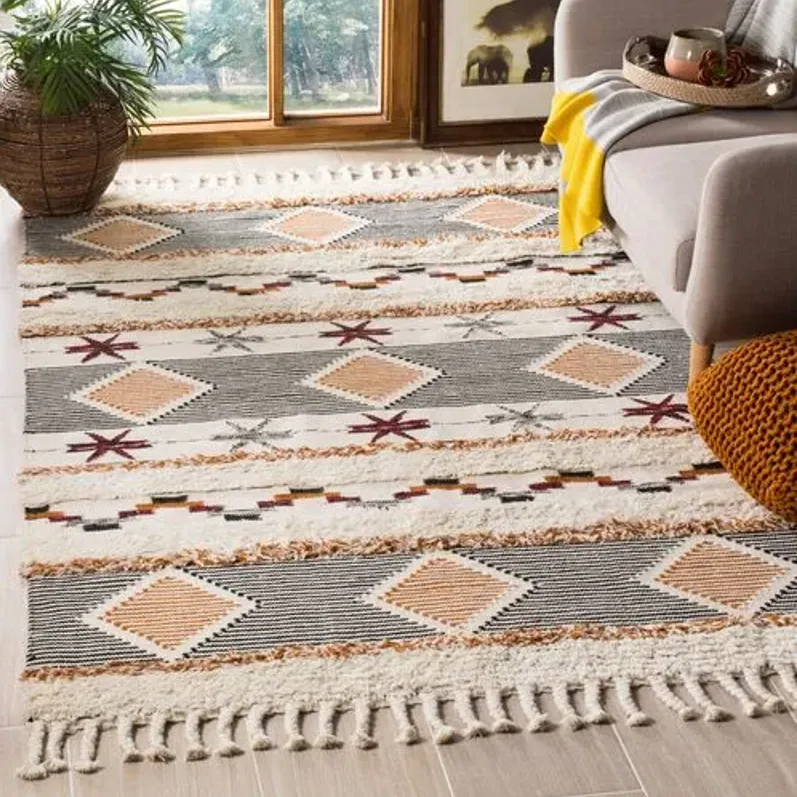 Kabira Hand-Knotted Rug - Ivory - Ivory