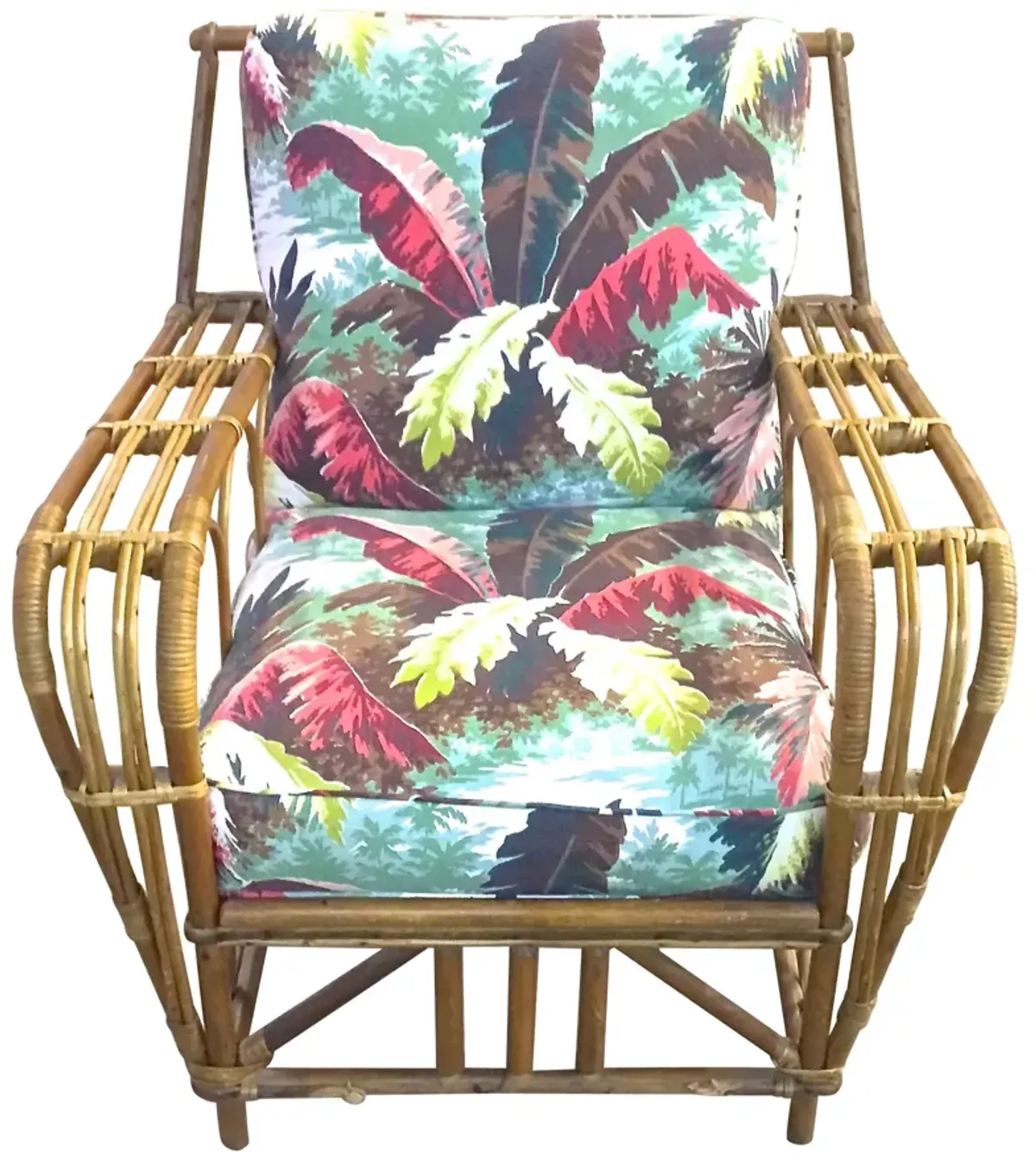 Rattan Club Chair - Vermilion Designs