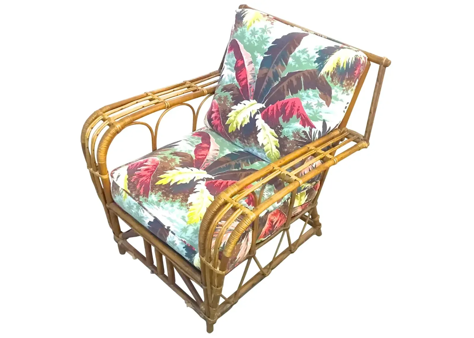 Rattan Club Chair - Vermilion Designs