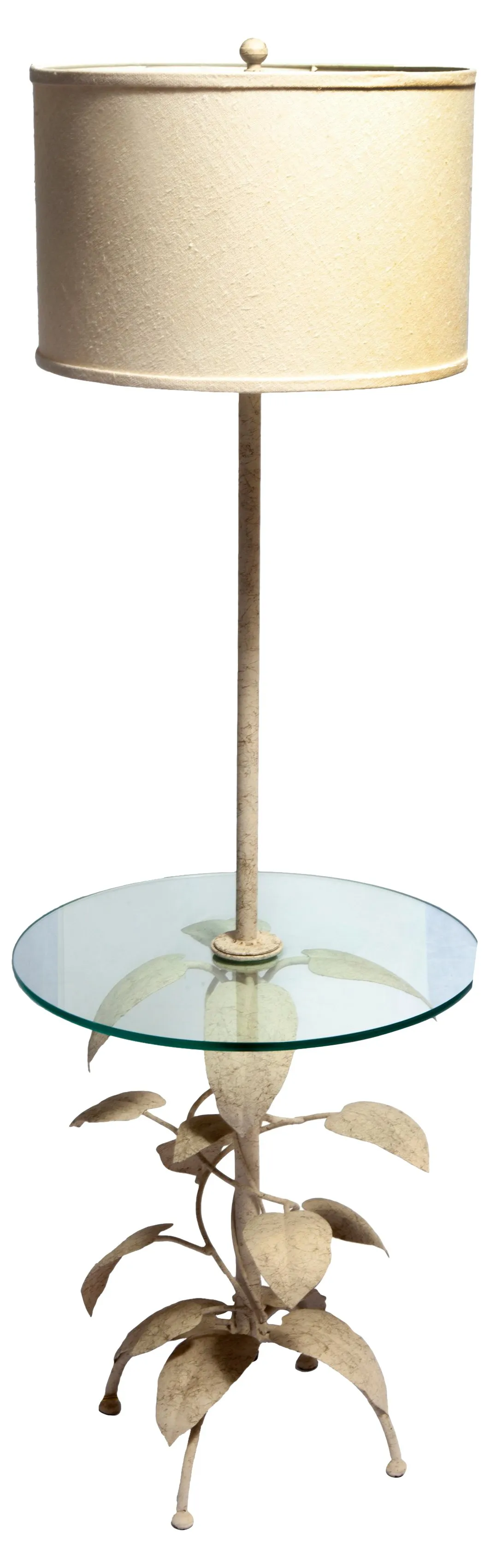 Eric Cooper Floor Lamp with Glass Table - Fleur de Lex Antiques