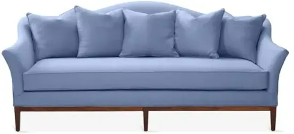 Eloise Camelback Sofa - Chambray Linen