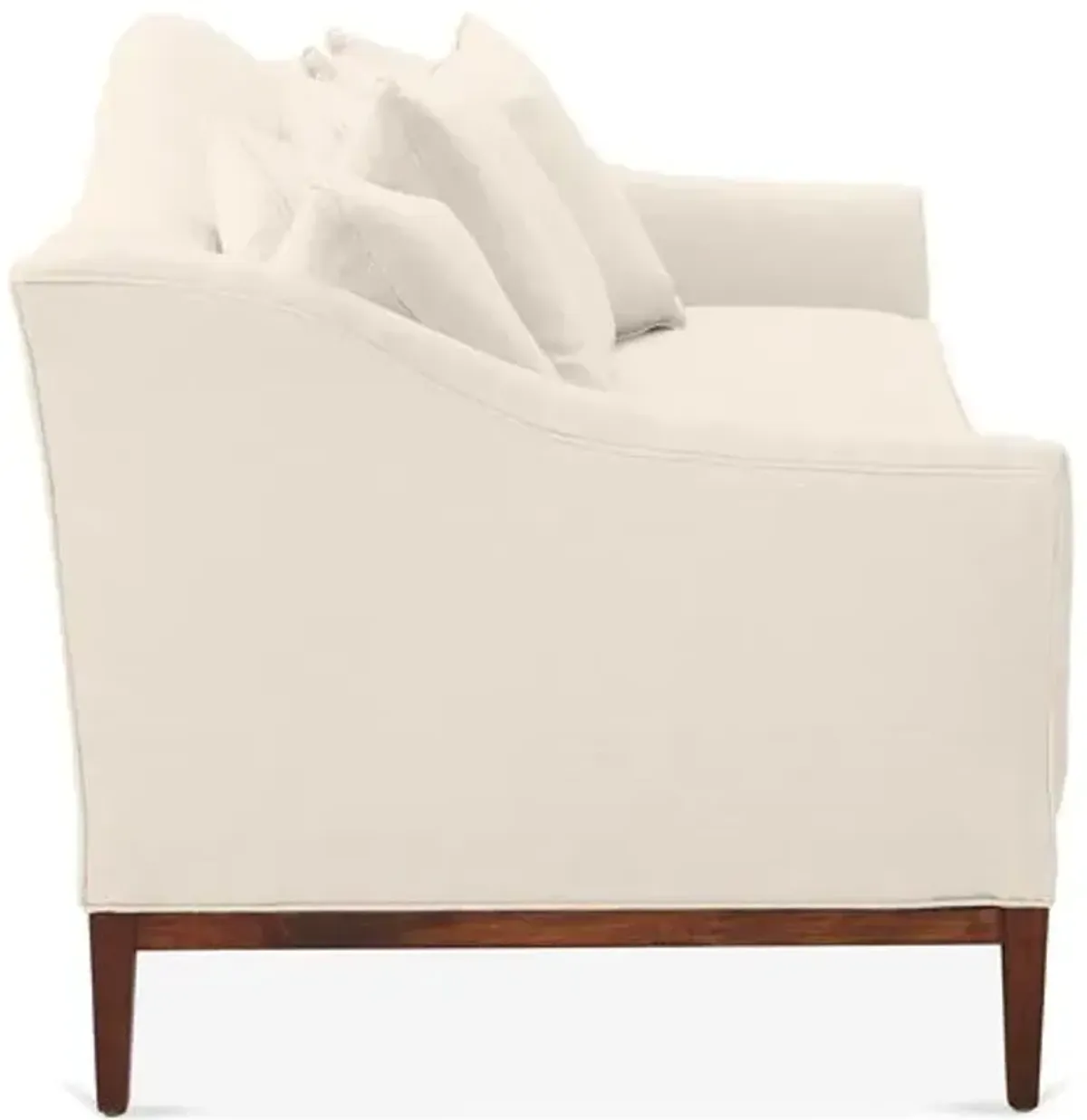 Eloise Camelback Sofa - Dune Linen