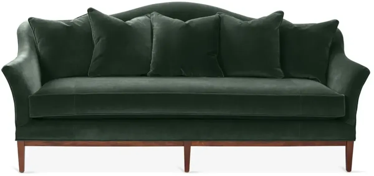 Eloise Camelback Sofa, Velvet