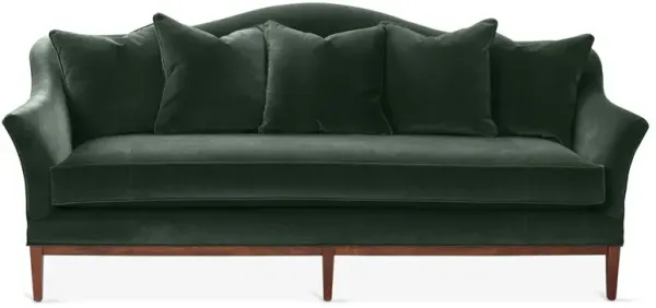 Eloise Camelback Sofa, Velvet