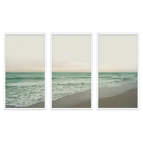 Christine Flynn - South Beach Triptych - Green