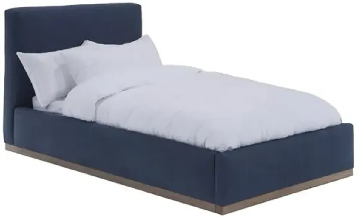 Dawn Kids' Bed - Indigo Linen - Community - Blue