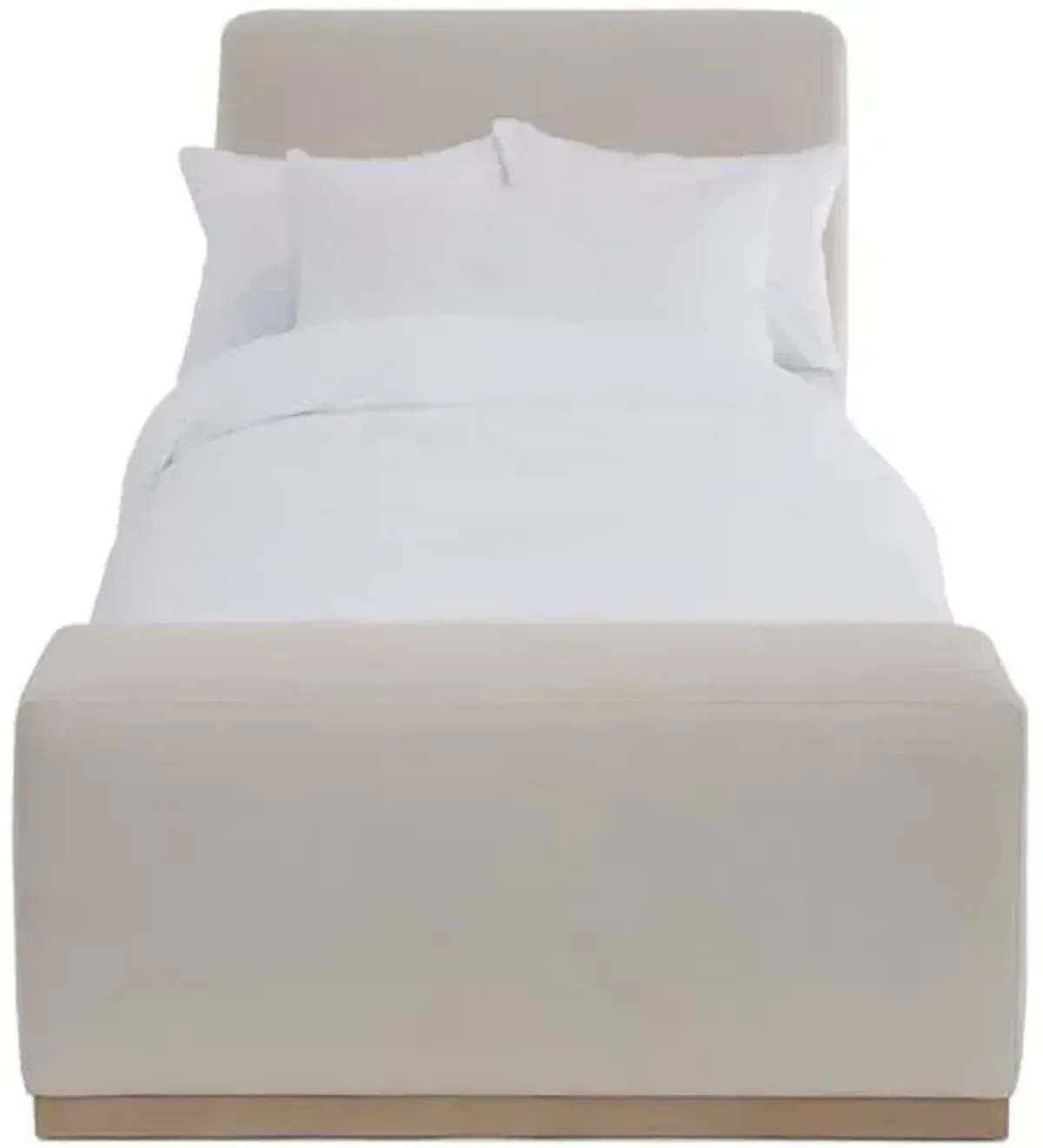 Nolen Kids' Bed - Oyster Linen - Community - Ivory